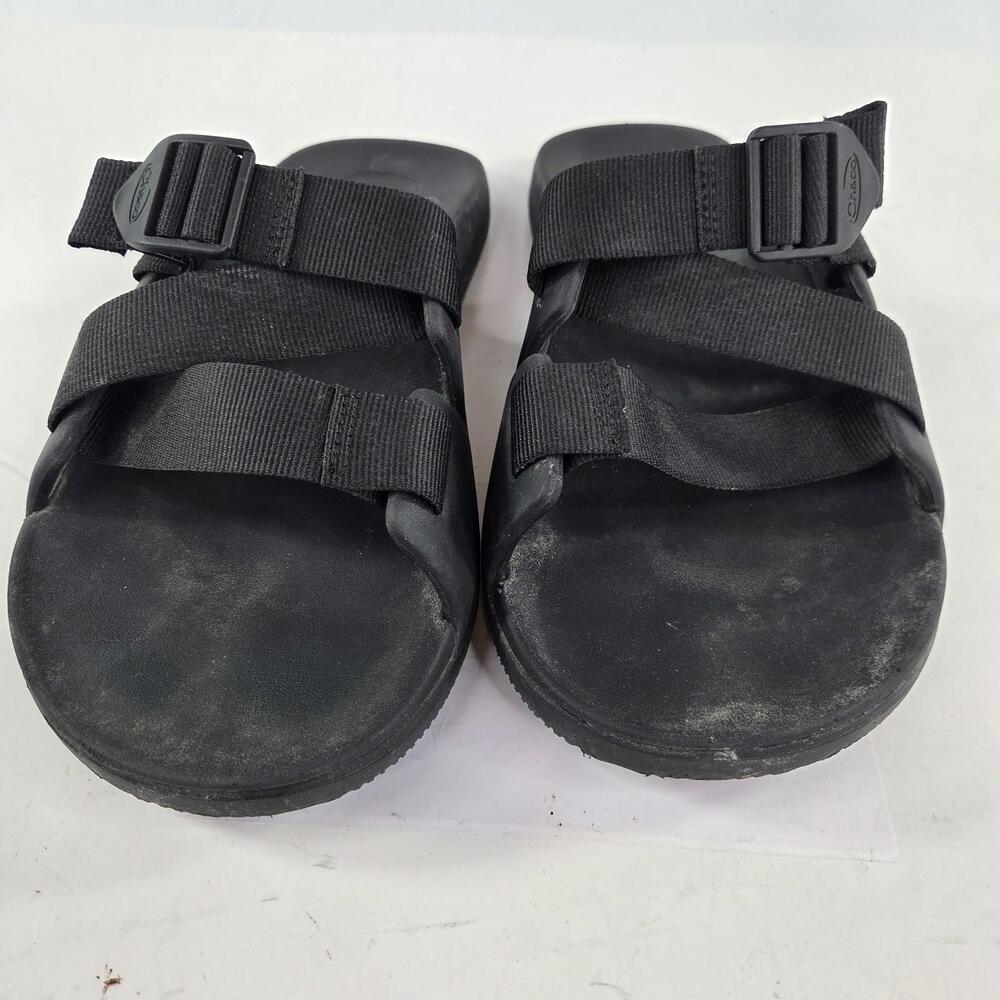 Chaco Chillos Sandals Sandals Mens US 10 Buckle Comfort Black Slide Water Shoes - Picture 10 of 10